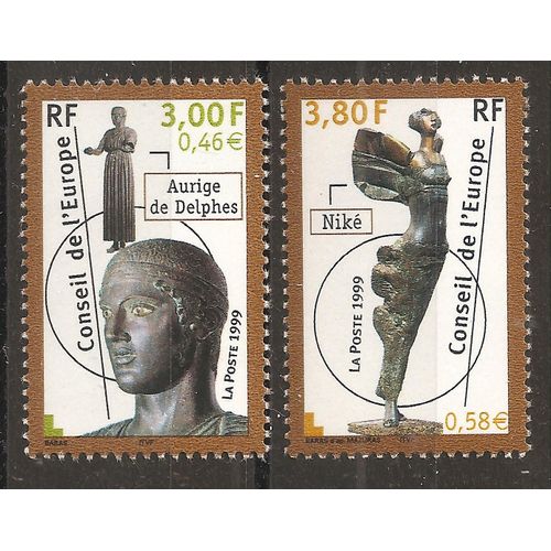 Ts 120 - 121 (1999) Timbres De Service Conseil De L'Europe N** (Cote 4,7e) (7655)