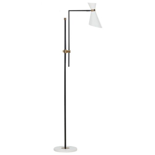 Lampadaire Melawi Métal Blanc
