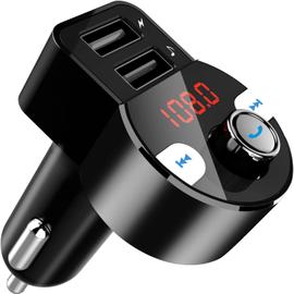 TD® transmetteur fm bluetooth voiture allume cigare port usb écran led –