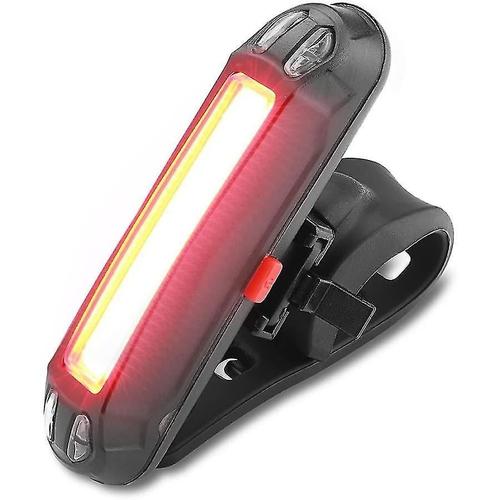 Feu Arrière De Vélo, Rechargeable Par Usb, Étanche, Puissant, Led Très Brillante, Lumière De Casque, Lumières De Sécurité Pour Cyclisme