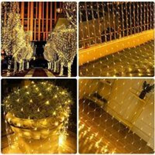 Guirlande Lumineuse Filet 200 LEDs 3M x 2M Filet Lumineux Noël