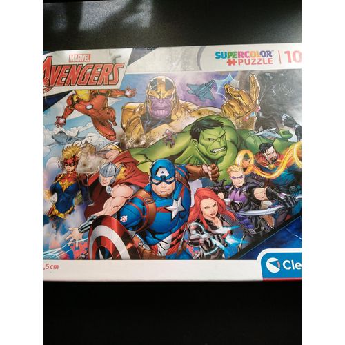 Avengers Puzzle 104pieces, Marvel, Clementoni, IRON MAN, SPIDER MAN, HULK.