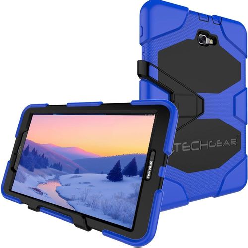 G-Shock Étui Pour Galaxy Tab A 10.1"" 2016/2018 [Seulement Pour Série Sm-T580] Coque Rigide, Protection Anti-Choc, Support Amovible Compatible Avec Samsung Galaxy Tab A 10.1 2016/20[Sel6271150]