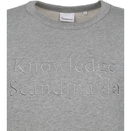 Knowledgecotton Apparel Pull Elm Gris Taille S