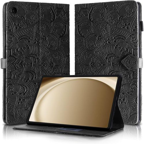Coque Samsung Galaxy Tab A9+ 11 Pouces En Cuir Pu Portefeuille Stand Support Etui Coque Protection Tablette Für Samsung Galaxy Tab A9+ 11 Pouces Sm-X210/Sm-X215/Sm-X216 Noir[Sel6270397]