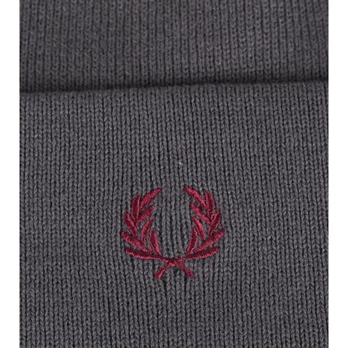 Fred Perry Bonnet Laine Merino Gris