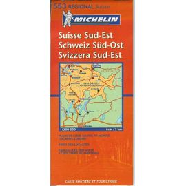 Suisse Sud-Est, Schweiz Süd-Ost, Svizzera Sud-Est - 1/200 000