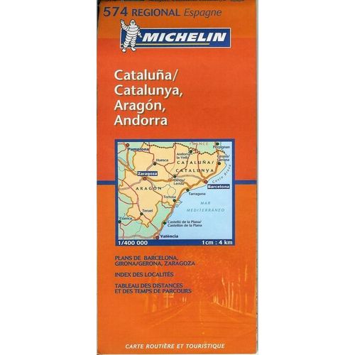 Aragon, Cataluña/Catalunya - 1/400 000