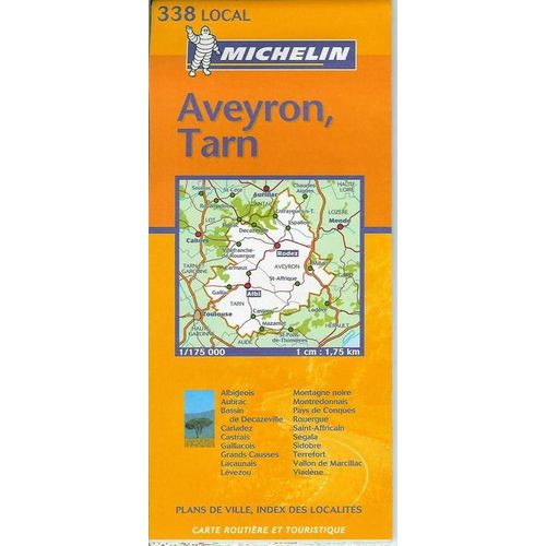 Aveyron, Tarn - 1/175 000