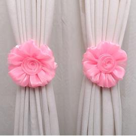 1 paire de rideaux Rose lacet boucle clip crochet fixation