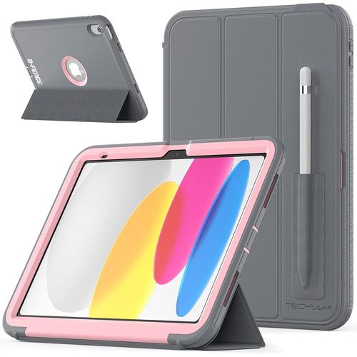 D-Fence Coque Pour Ipad 11 2025, Ipad 10 2022 (11e/10e Génération) Housse Étui Rigide, Protection Antichoc Avec Support + Protection Écran Compatible Avec Apple Ipad 11 (A16) Ipad [Sel6275216]