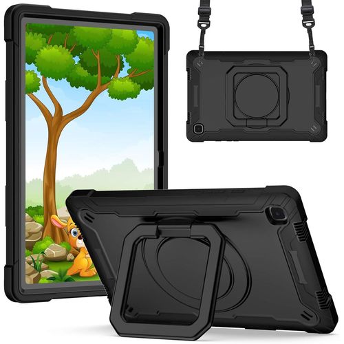 Coque Pour Samsung Galaxy Tab A7 10,4 Pouces 2020 (Sm-T500/T505/T507), Coque Antichoc Pour Samsung Tablette A7 10.4"", Housse Galaxy Tab A7 Sm T500 Protection Cover Avec Bandoulière[Sel6274900]