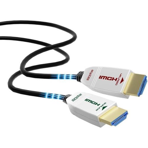 Câble Hdmi À Fibre Optique 12M, Hdmi 2.0 4K 60Hz Uhd 18Gbps Dolby Vision Hdr Hdcp2.2 Arc Cec Ethernet Pour La Apple Tv/Xbox / Ps4 / Projecteur 4K / Cinéma Maison/Lecteur Blu-Ray[GBP6272810]