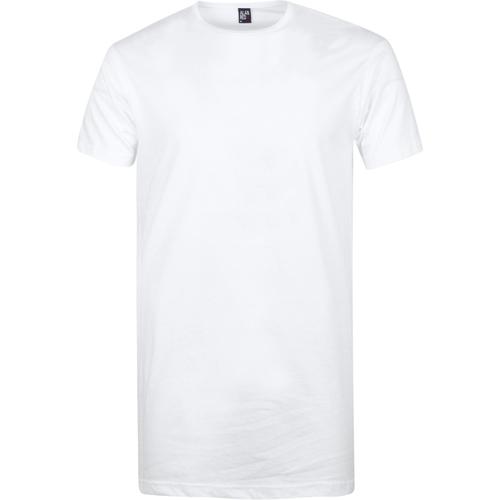 Alan Red T-Shirts Derby Extra Longs Blancs (Lot De 2) Blanc Taille Xxl
