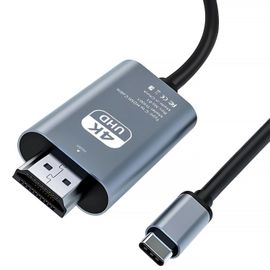 Adaptateur Usb C Vers Hdmi,2M Usb C Hdmi Cable Hdmi Usb C Adaptateur Usb Hdmi Compatible Thunderbolt 4/3 A Hdmi Pour Surfac Pro 7/8/9,Ipa Pro2018,Air 2022,Huawei Mate 40,Vivo X80 P[GBP6273572]