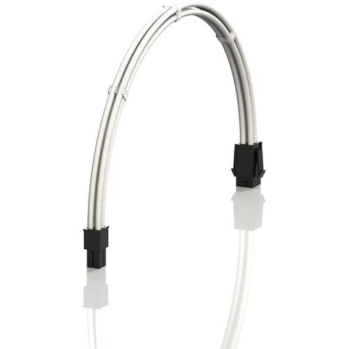 Ava 30Cm 4-Broches Cpu Atx Carte Mère Alimentation Psu Câble D'Extension Tressé Manchon Personnalisé Mod Pc Avec Peignes | Pack Unique | 300Mm Blanc[GBP6274035]