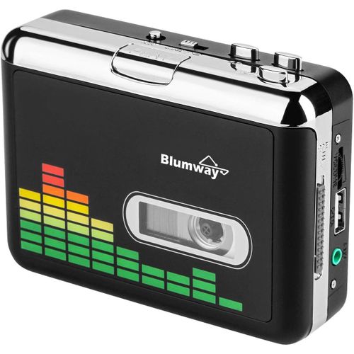 Convertisseur De Cassette Usb En Mp3, Lecteur De Cassette Portable Convertisseur De Cassette Numérique Lecteur De Musique Audio Convertisseur De Cassette Avec Casque Et Étui De Tra[GBP6273634]