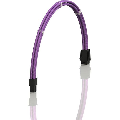 Ava 50Cm 4-Broches Cpu Atx Carte Mère Alimentation Psu Câble D'Extension Tressé Manchon Personnalisé Mod Pc Avec Peignes | Pack Unique | 500Mm Violet[GBP6274072]