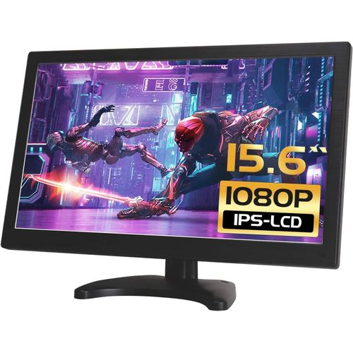 Moniteur Hdmi 15,6 Pouces Cctv Lcd Ips 1920 X 1080 Audio Vidéo Display Avec Télécommande/Usb/Vga/Av/Bnc/Hdmi Ecran Rotatif Pour Raspberry Pi House Caméra De Surveillance Pc Dvd Dvr[GBP6273121]
