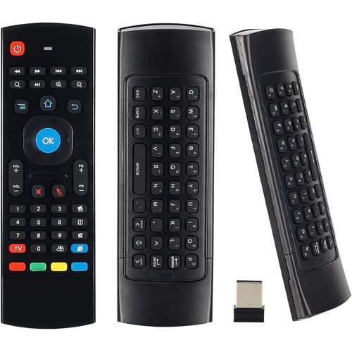 Mx3 Air Mouse Mini Keyboard Télécommande Sans Fil, 2.4G Multifonction Fly Mouse Avec Apprentissage Infrarouge Pour Android Smart Tv Box, 3-Gsensor, Projecteur Htpc Mini Pc, Ps3/4 X[GBP6273658]