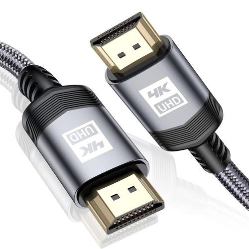 Câble Hdmi 4K 0.5M Câble Hdmi 2.0 Haute Vitesse Par Ethernet En Nylon Tressé Supporte 4K@60Hz 2K@144Hz 3D/ Hdr Retour Audio - Cordon Hdmi Pour Lecteur Blu-Ray/ Ps3/ Ps4/ Tv 4K Ultr[GBP6271734]