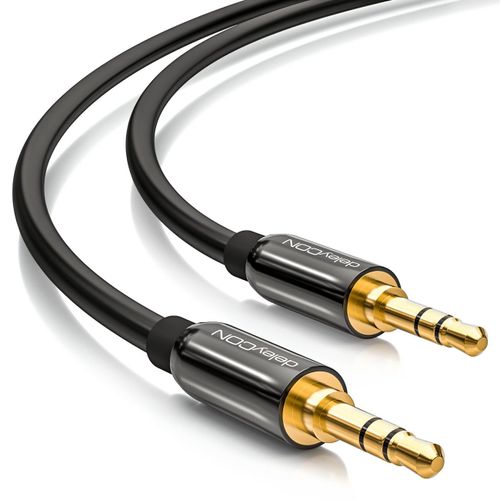 12,5M Jack Cable 3,5Mm Aux Cable Stéréo Cable Audio Jack Plug Droit Pour Pc Téléphone Mobile Smartphone Tablette Voiture Récepteur Hifi - Noir[GBP6270808]