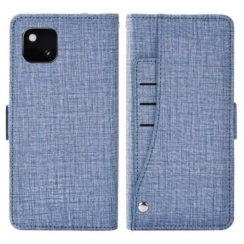 Pixel 3 Xl Compatible Avec Google Pixel 2 Étui Portefeuille En Cuir À Rabat Avec Porte-Cartes, Accessoires De Cellule, Porte-Monnaie, Fente Pour Carte D'identité, Étuis De Téléphone Pour Pixel1 Femme Homme (Bleu)