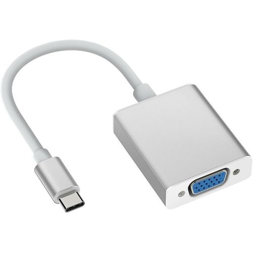 Adaptateur Usb C Vers Vga, Convertisseur Thunderbolt 3 Type-C Vers Svga Compatible Avec Macbook Pro 2019/2018/2017, Macbook Air/Ipad Pro 2018, Ipad Air 5/4, Samsung Galaxy S10/S9, [GBP6276268]