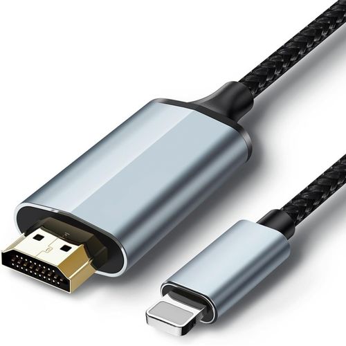 Câble Hdmi Pour Téléphone, Convertisseur Hdmi C-Able, Câble Téléphone/Pad Vers Tv Compatible Avec Les Appareils 14/12/11, X, 8, 7, 6, 5 Et I-Pad, Haute Définition 1080P 2 M[GBP6277082]