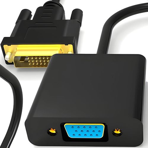 Adaptateur Dvi Vga 26 Cm, Dvi-D 24+1 Vers Vga, Prend En Charge 1920 X 1200, 1080P 60 Hz, Adaptateur Vga, Fiche Dvi Et Prise Vga, Numérique Vers Analogique Pour Pc, Cartes Graphique[GBP6277897]