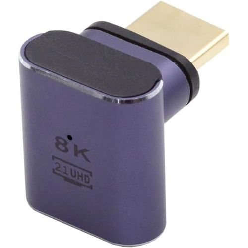 Adaptateur Magnétique Vertical Coudé À 90 Degrés 8K Type-A Hdmi 2.1 Mâle Vers Femelle Adaptateur Vidéo Droit Pour Ordinateur Portable Hdtv[GBP6274899]