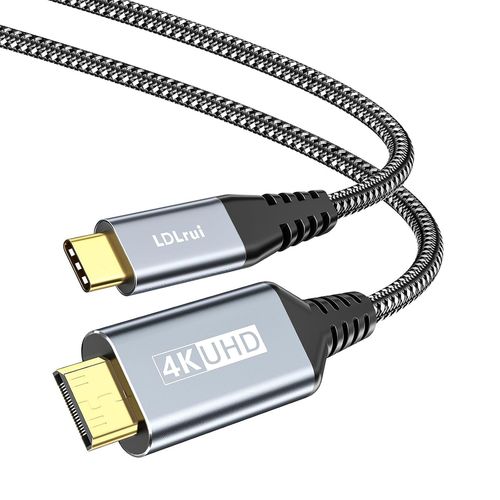 Câble Usb C Vers Mini Hdmi 1,5 M, 4K @ 60 Hz/2K/1080P Type C Pour Ordinateur Portable, Macbook, Rog Ally, Iphone 15, Galaxy S, Steam Deck Vers Moniteur[GBP6274489]