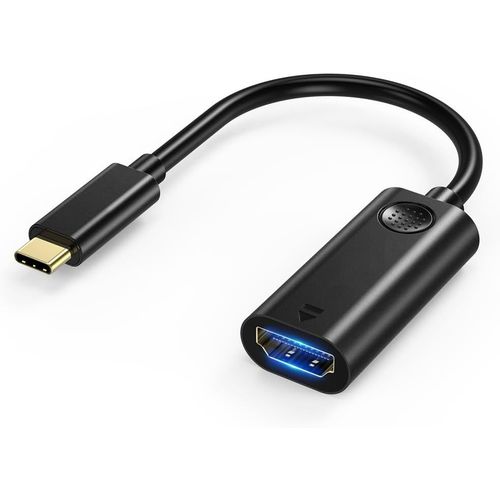 Adaptateur Usb C Vers Hdmi 4K, Adaptateur Usb C Hdmi Thunderbolt 3 Compatible [4K@60Hz] Avec Sortie Audio Vidéo Pour Macbook Pro 2018/2017, Ipad Pro 2018, Samsung Note 9/S9, Huawei[GBP6275920]