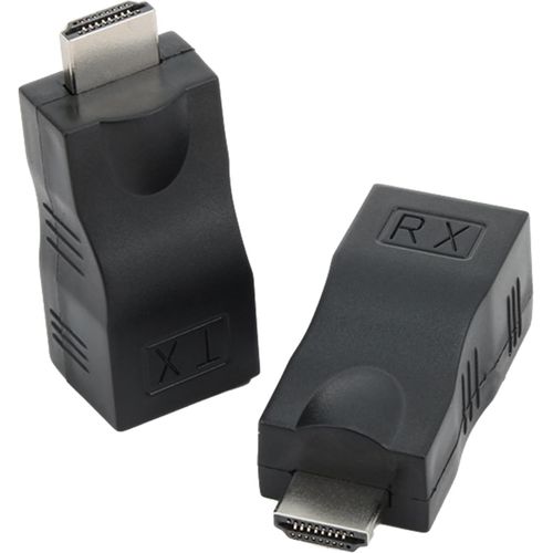 Extendeur Hdmi Rj45 - Adaptateur Et Transmetteur Sur Câble Ethernet Cat6/Cat5E - Répéteur Jusqu'À 30M Pour Hdtv 4K/2K - Compatible Avec Hôtel, Conférence, Home Cinema[GBP6276700]