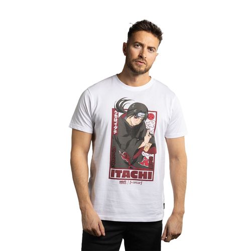 T-Shirt Homme Regular Fit Avec Print Naruto Shippuden Itachi