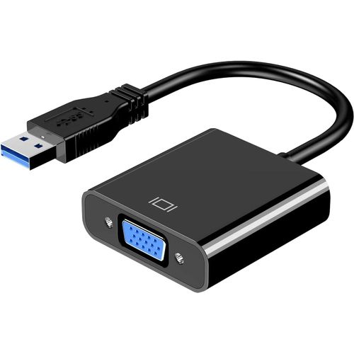 Adaptateur Usb Vers Vga, Adaptateur Usb 3.0 Vers Vga, Convertisseur Vidéo Multi-Affichage, Pc, Ordinateur Portable, Windows 7/8/8.1/10, Ordinateur De Bureau[GBP6277408]