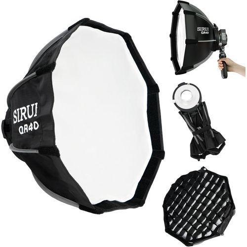 Mini Boîte À Lumière Pliable De 40 Cm, À Dégagement Rapide Avec Grille Diffuseur, Pour Éclairage Continu Vidéo, Compatible Avec Série C150X, Qr40[GBP6278264]
