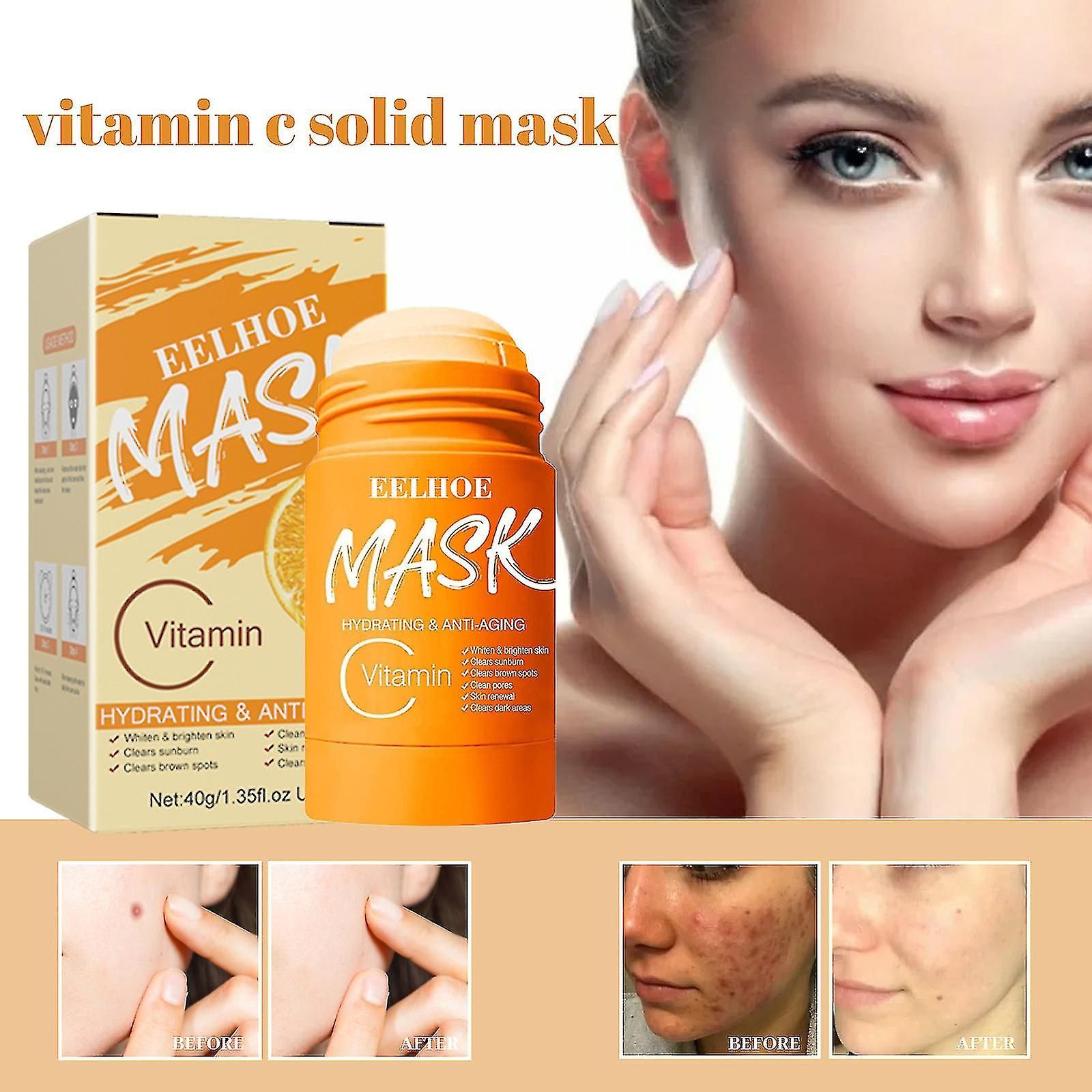 2 Pices Bton De Masque De Th Vert Dissolvant De Points No... - 3