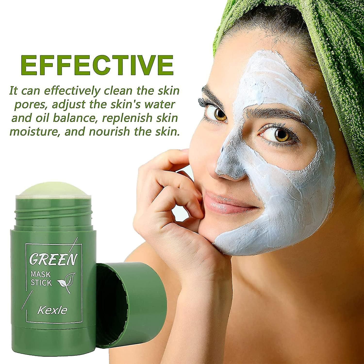 2 Pices Bton De Masque De Th Vert Dissolvant De Points No... - 4