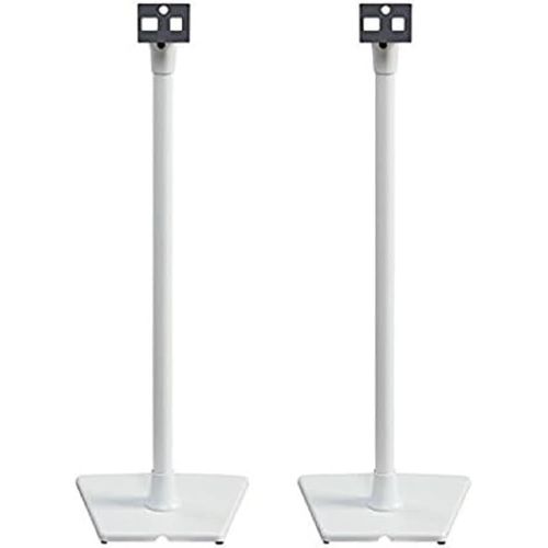 Support Sur Pied Pour Enceintes Sans Fil Sonos One, Play: 1 Et Play: 3 ¿ Conçu Pour Améliorer La Qualité De L'Écoute - Goulotte Intégrée - Lot De 2 - Blanc[GBP6275784]