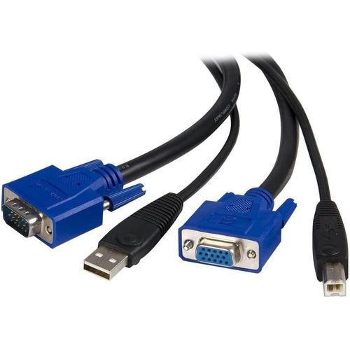 Câble Pour Switch Kvm Vga Avec Usb 2 En 1 - 1.80M[GBP6277415]