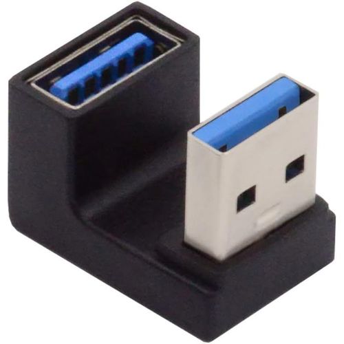 Adaptateur Usb 3.0 Mâle Vers Femelle 10 Gbit/S Vers Le Bas À 360 Degrés Vers Le Bas En Forme De U Incliné Vers Le Dos[GBP6278117]