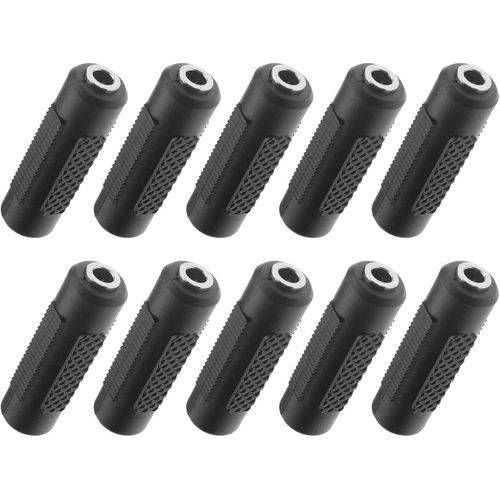 10Pcs Femelle À Femelle 3.5Mm Adaptateur Jack Stéréo Coupleur Audio Rallonge Droite Connecteur[GBP6274999]
