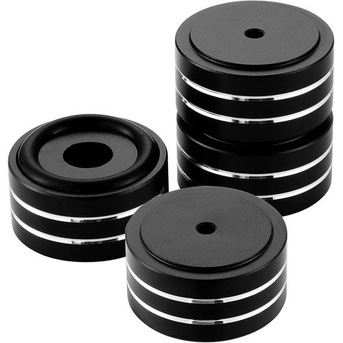 Lot De 4 Pieds D'Isolation Pour Haut-Parleur, Support D'Isolation Hifi En Aluminium Pour Tourne-Disque Dac Pour Home Cinéma, Électronique, Équipement Audio[GBP6275415]