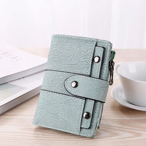Porte-monnaie pliant pour femme avec petit porte-monnaie