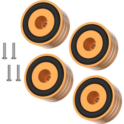 Lot De 4 Pieds D'Absorbeur Hifi - 40 Mm X 20 Mm - En Aluminium - Pour Caisson De Basses, Haut-Parleurs, Amplificateur Et Platine Vinyle[GBP6275821]