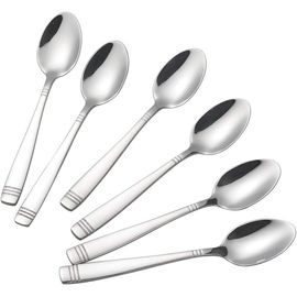 Hemuu 5 PCS Mesure Cuillère Ensemble, Acier Inoxydable Mini Cuillères Set Spoons Set Cuisson