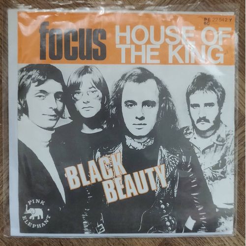 Focus - House Of The King / Black Beauty - Vinyle 45 Trs. Belgique 1971, Prog Rock.