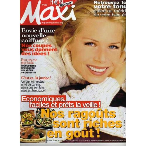 Maxi N° 953 : Nos Ragouts Sont Riches En Gout!