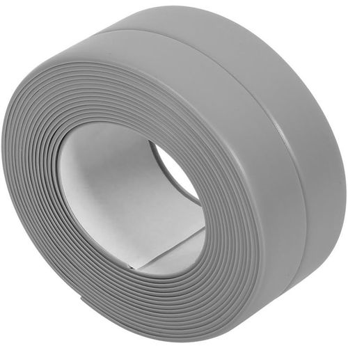 Ruban d'étanchéité pour baignoire,mastic auto-adhésif de longueur de 3,2 m de long Ruban d'étanchéité imperméable à l'eau pour la cuisine et les toilettes de salle de bains(Grey 22mm x 3.2m)